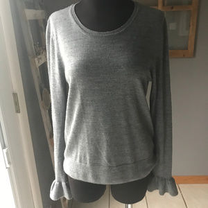 nanette Nanette Lepore Wool Bell Sleeve Sweater M